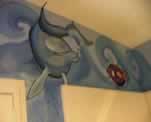 Bathroom Under Water Mural